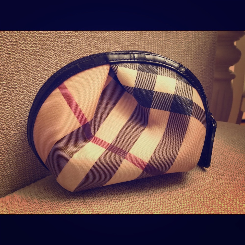 Authentic Burberry cosmetic bag